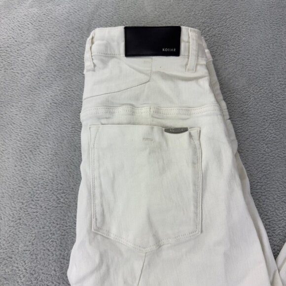 Kollar White Denim Bottom Whitr Jeans Men's Size 32 US - Picture 3 of 15